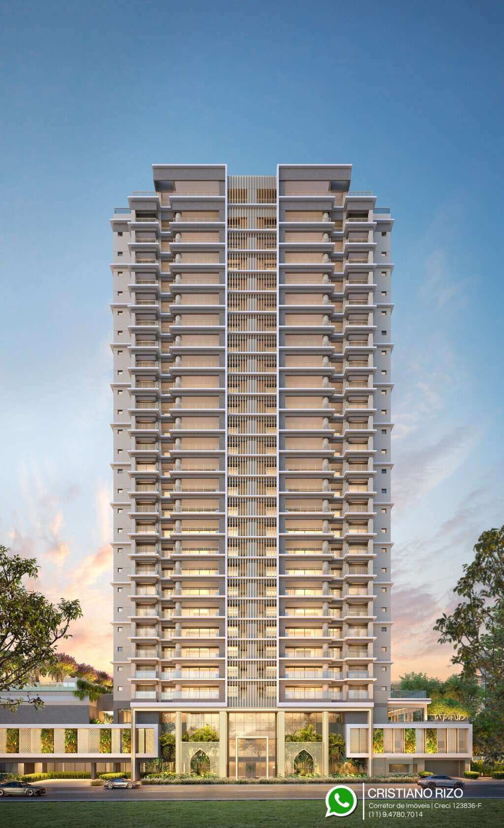 Apartamento à venda, no The Palace Royal,  em São Paulo, Vila Mariana, com 4 quartos, 177.5m² - Cristiano Rizo