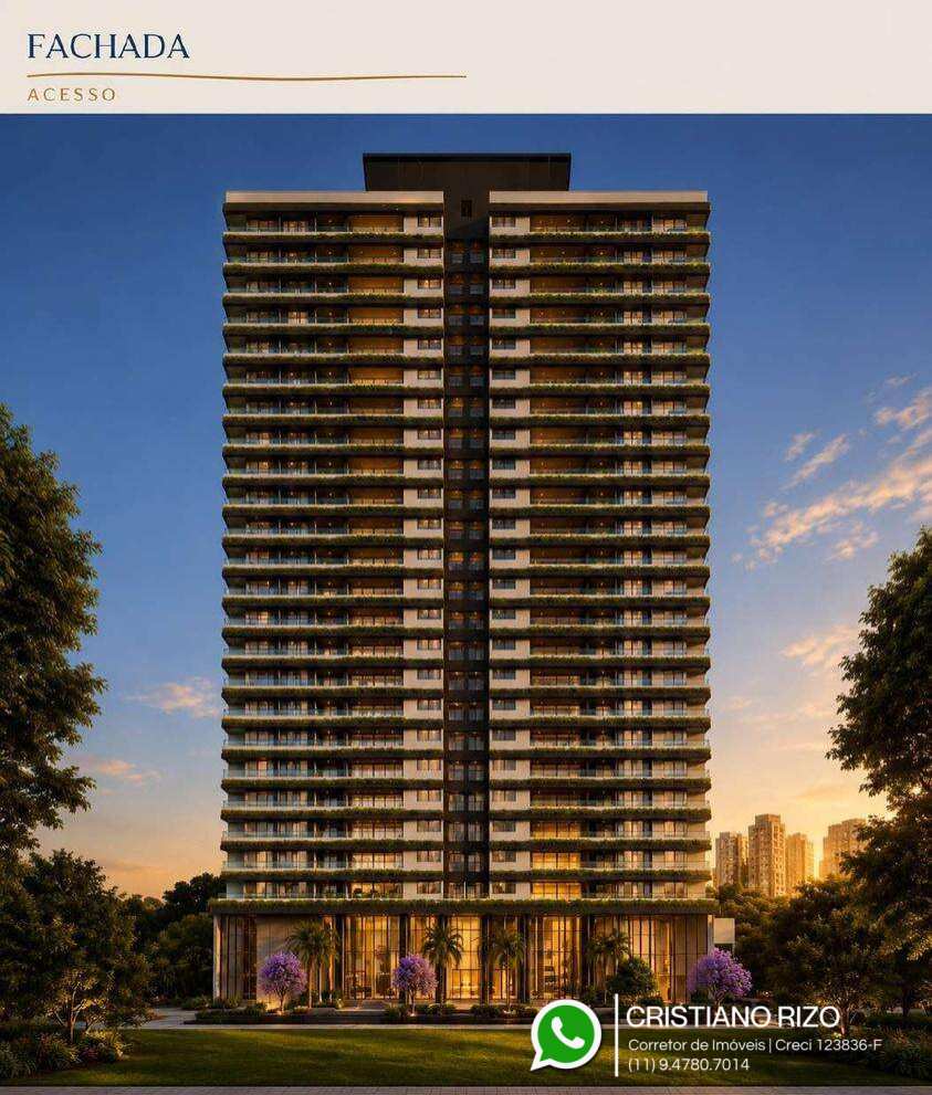 Le Six Ibirapuera em Moema: apartamentos de luxo de 194m² e 264m², 4 suítes, próximo ao Parque Ibirapuera a venda - Cristiano Rizo