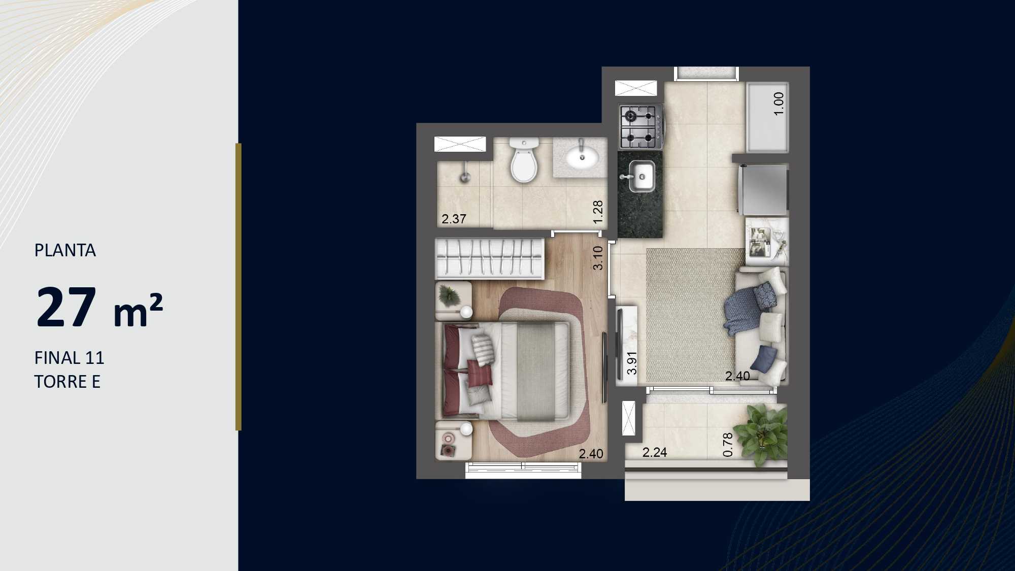 Planta - Jardim da Hipica Santo Amaro - De 21 a 276m², 2 a 4 Suites, 1 a 3 Vagas, Lazer Completo, a venda - Cristiano Rizo