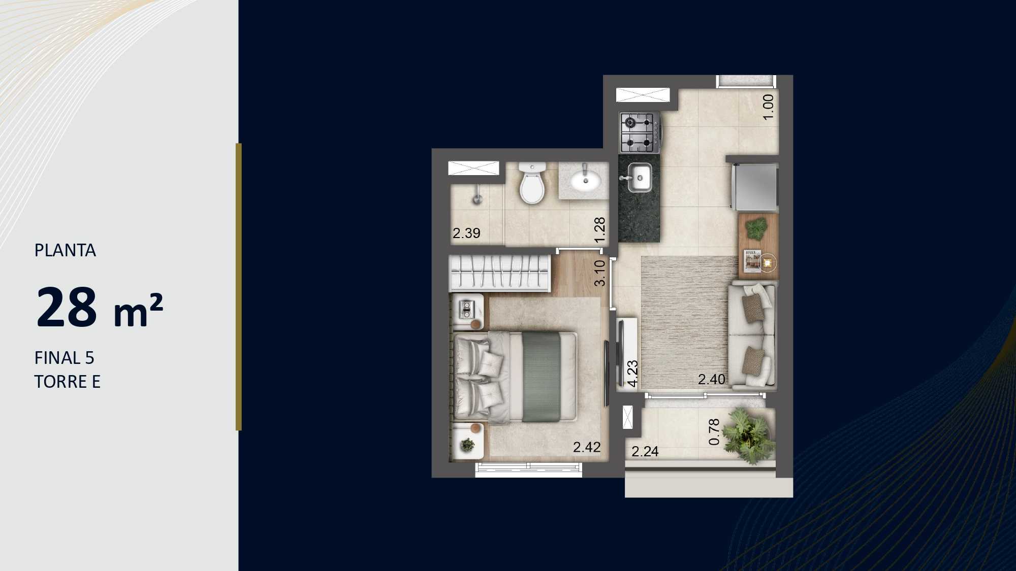 Planta - Jardim da Hipica Santo Amaro - De 21 a 276m², 2 a 4 Suites, 1 a 3 Vagas, Lazer Completo, a venda - Cristiano Rizo