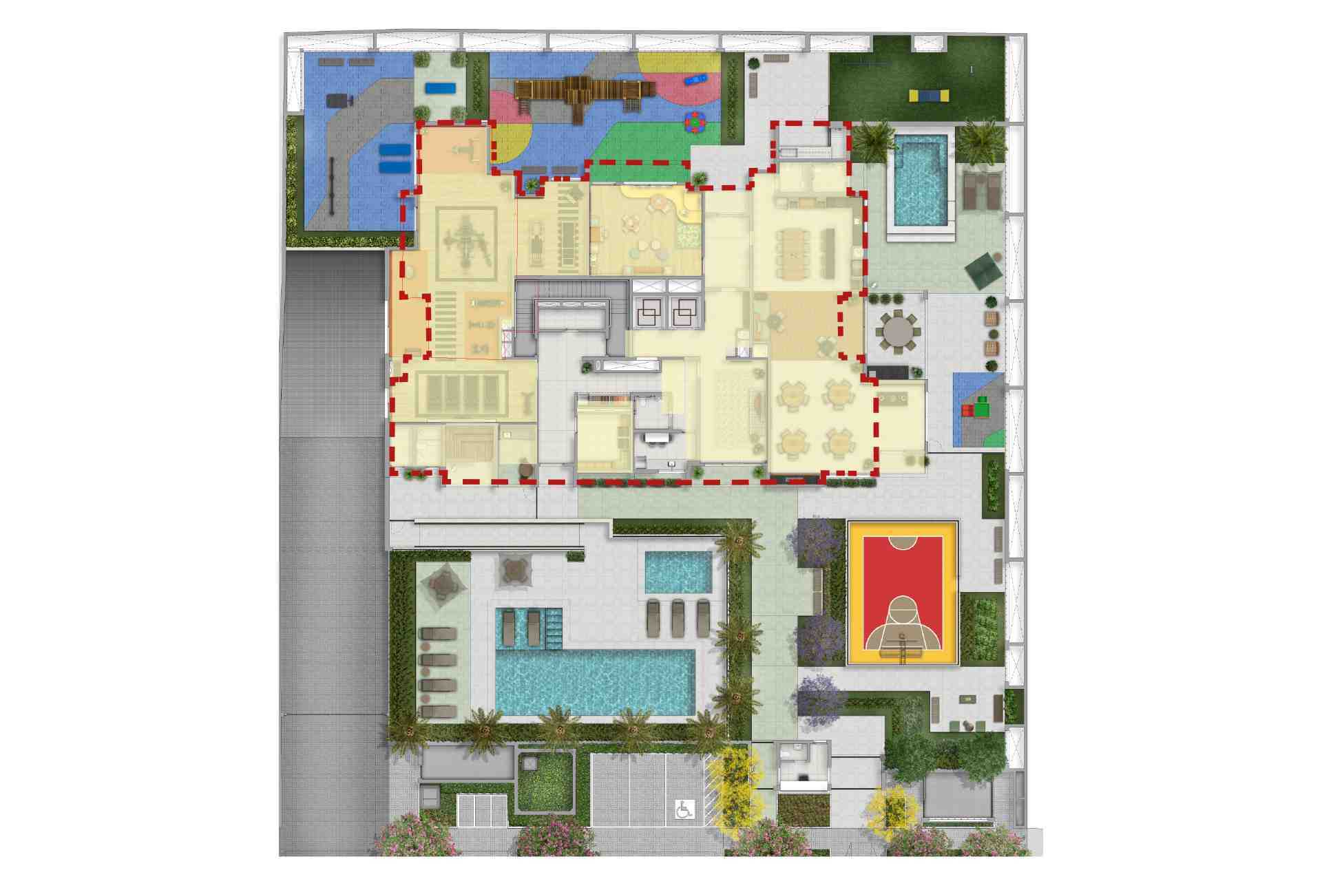 Planta - Soberano Santa Paula -  88,08m2 com 2 suítes e 2 vagas, a venda em São Caetano do Sul - Cristiano Rizo