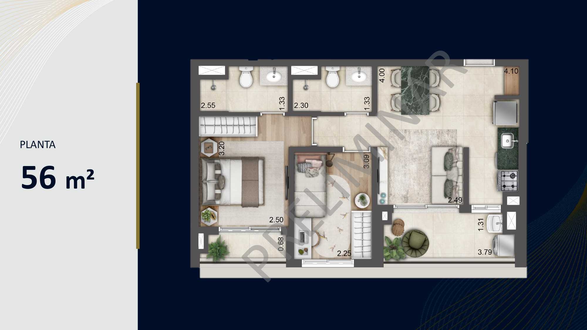 Planta - Jardim da Hipica Santo Amaro - De 21 a 276m², 2 a 4 Suites, 1 a 3 Vagas, Lazer Completo, a venda - Cristiano Rizo