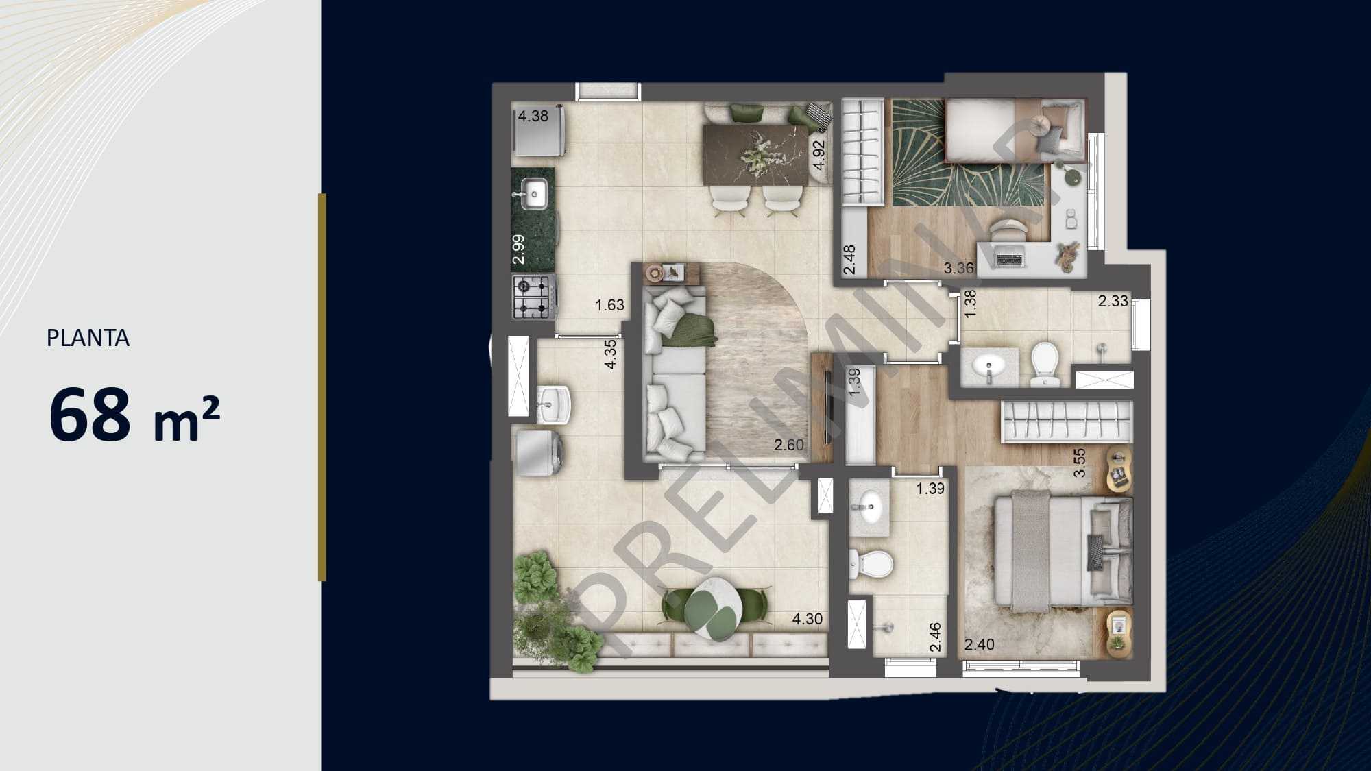 Planta - Jardim da Hipica Santo Amaro - De 21 a 276m², 2 a 4 Suites, 1 a 3 Vagas, Lazer Completo, a venda - Cristiano Rizo