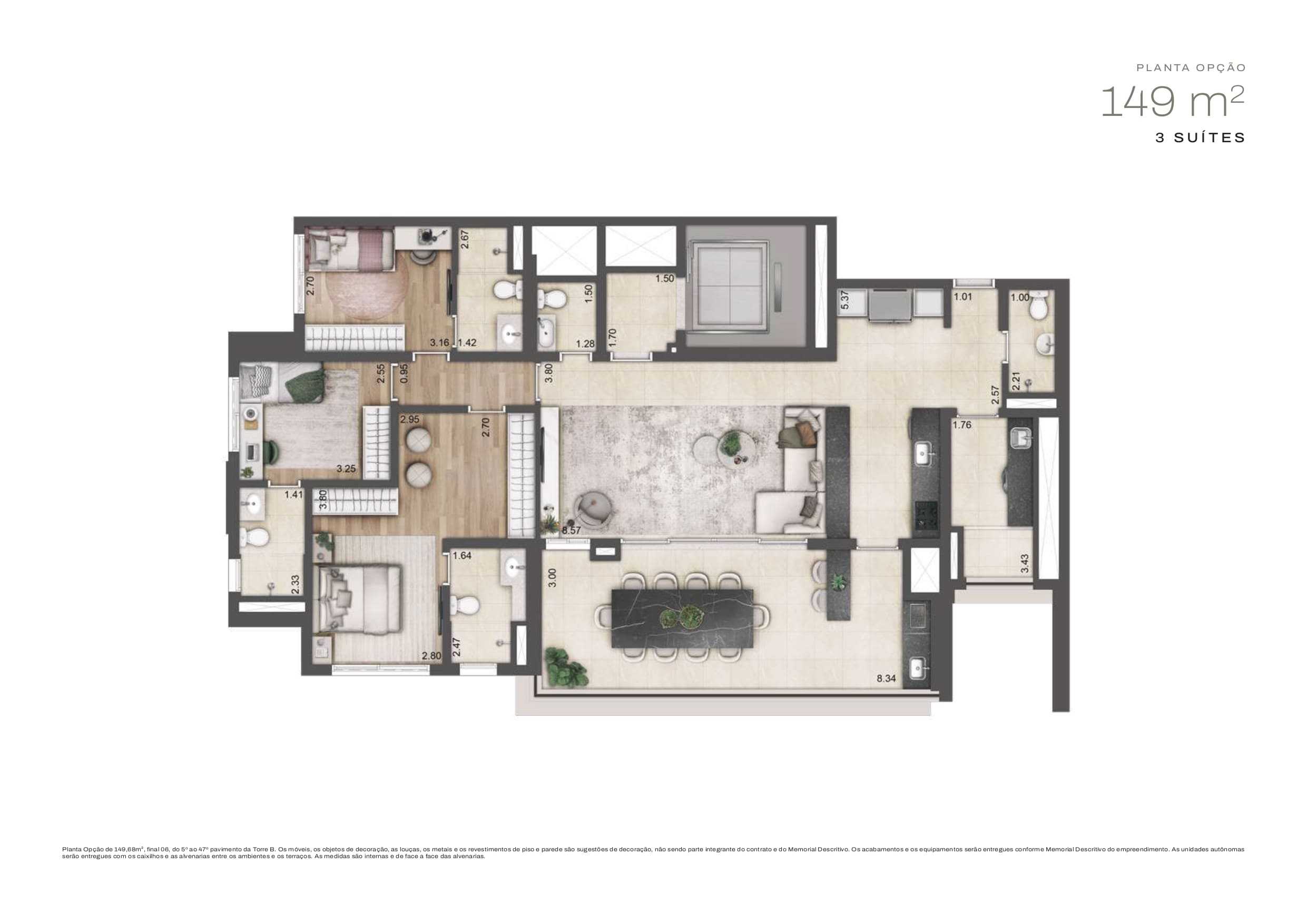 Planta - Jardim da Hipica Santo Amaro - De 21 a 276m², 2 a 4 Suites, 1 a 3 Vagas, Lazer Completo, a venda - Cristiano Rizo