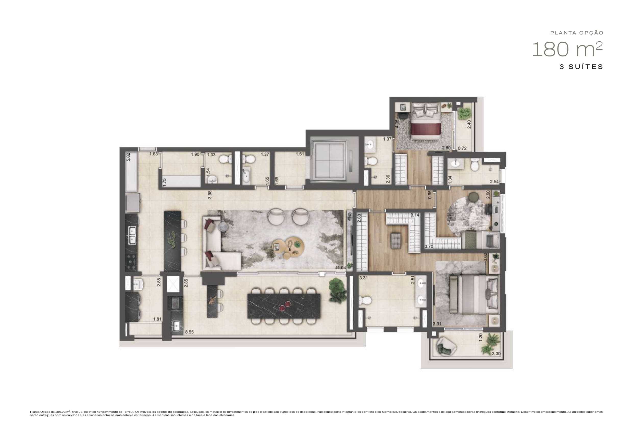 Planta - Jardim da Hipica Santo Amaro - De 21 a 276m², 2 a 4 Suites, 1 a 3 Vagas, Lazer Completo, a venda - Cristiano Rizo