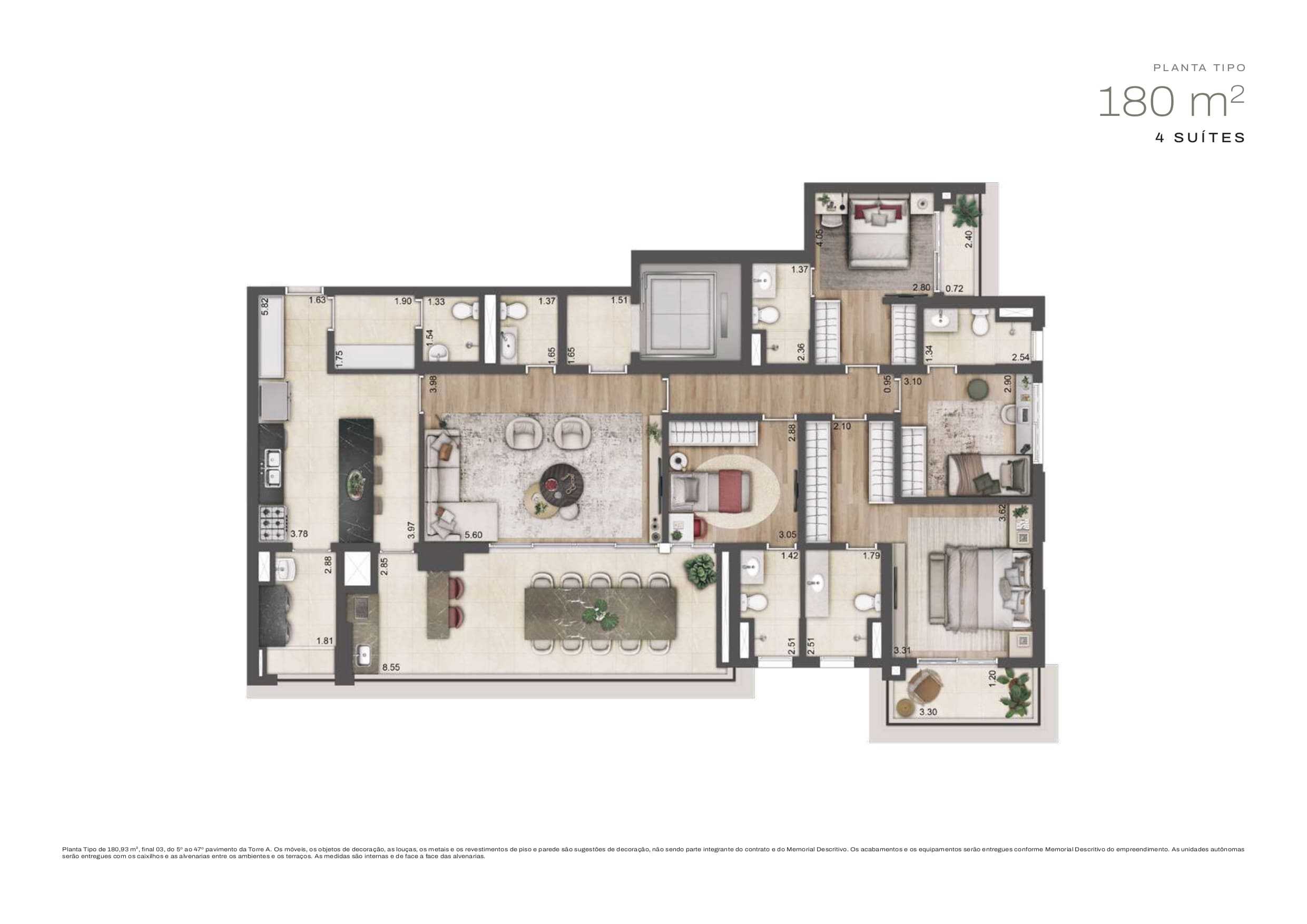 Planta - Jardim da Hipica Santo Amaro - De 21 a 276m², 2 a 4 Suites, 1 a 3 Vagas, Lazer Completo, a venda - Cristiano Rizo