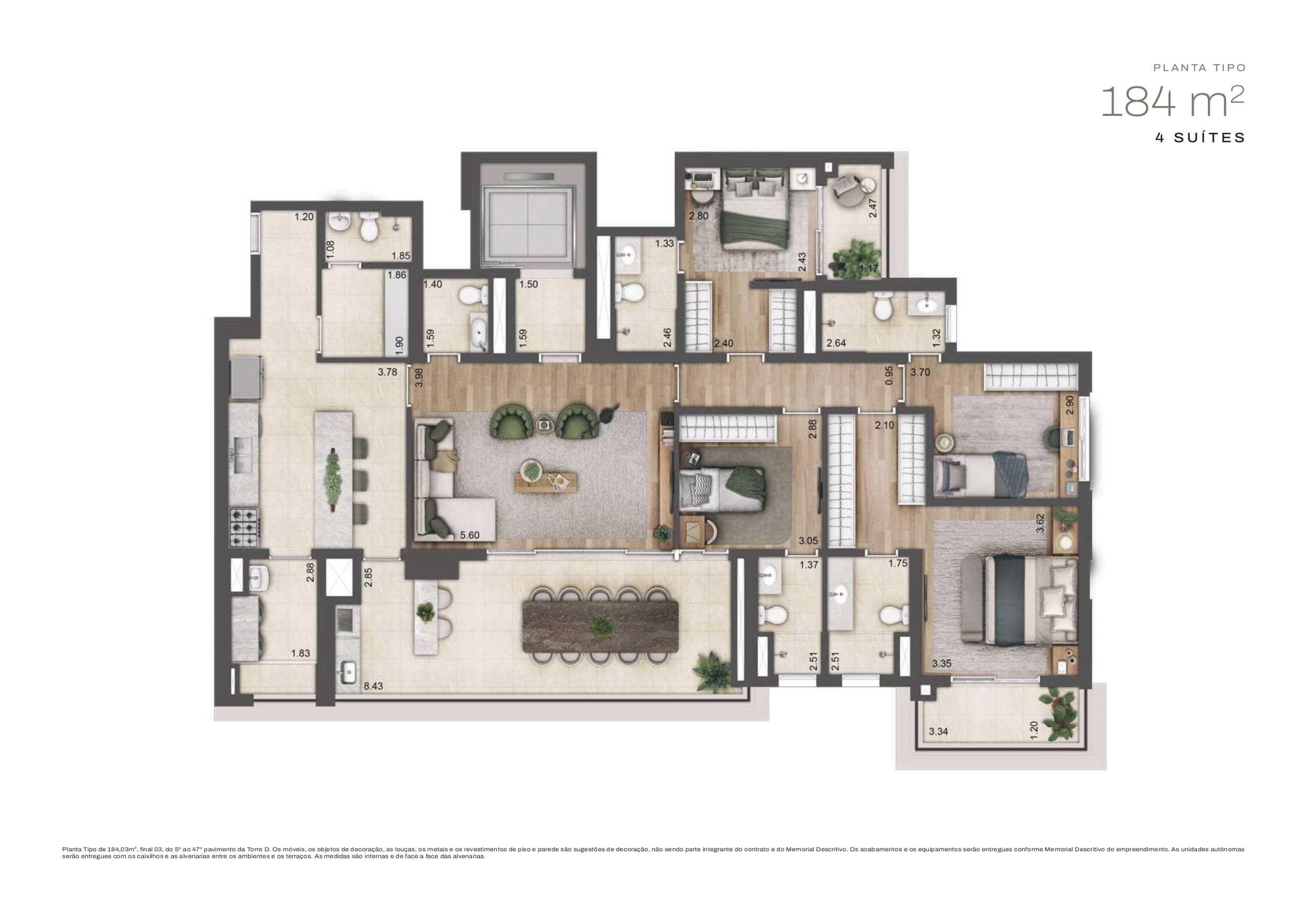 Planta - Jardim da Hipica Santo Amaro - De 21 a 276m², 2 a 4 Suites, 1 a 3 Vagas, Lazer Completo, a venda - Cristiano Rizo