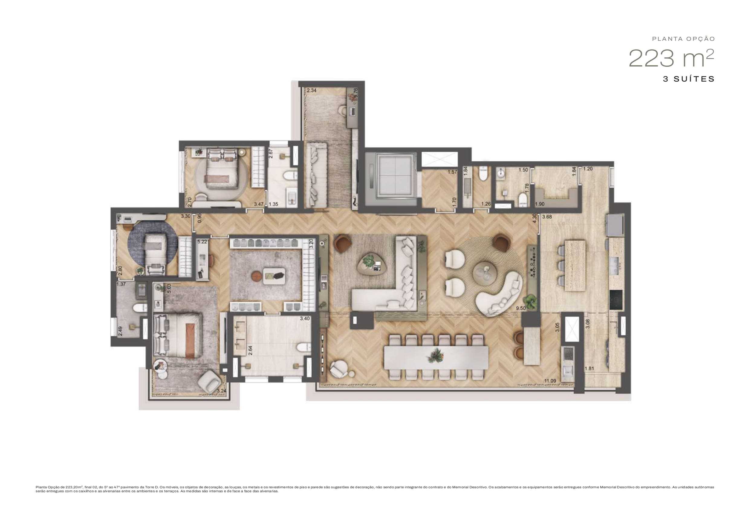 Planta - Jardim da Hipica Santo Amaro - De 21 a 276m², 2 a 4 Suites, 1 a 3 Vagas, Lazer Completo, a venda - Cristiano Rizo