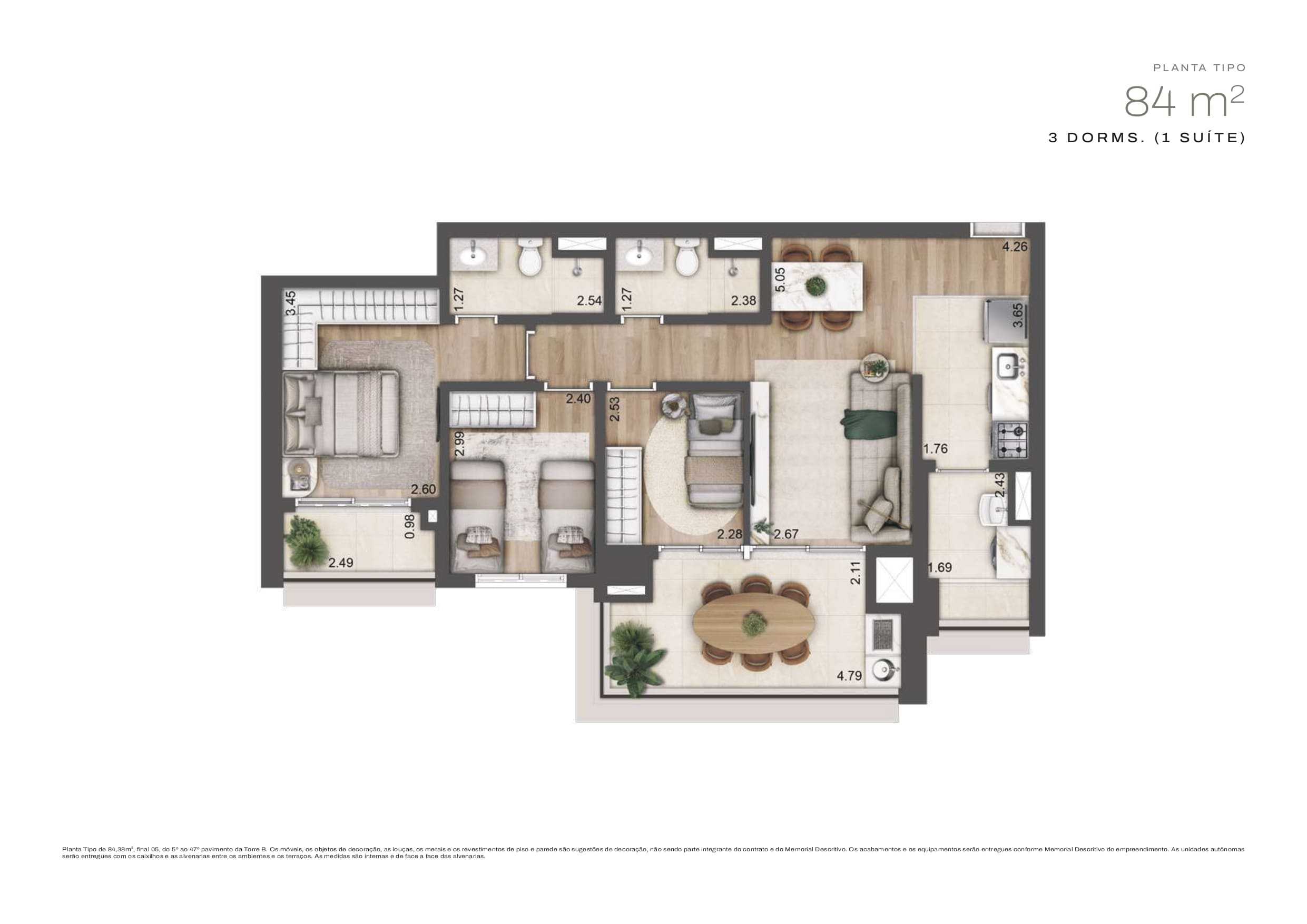 Planta - Jardim da Hipica Santo Amaro - De 21 a 276m², 2 a 4 Suites, 1 a 3 Vagas, Lazer Completo, a venda - Cristiano Rizo