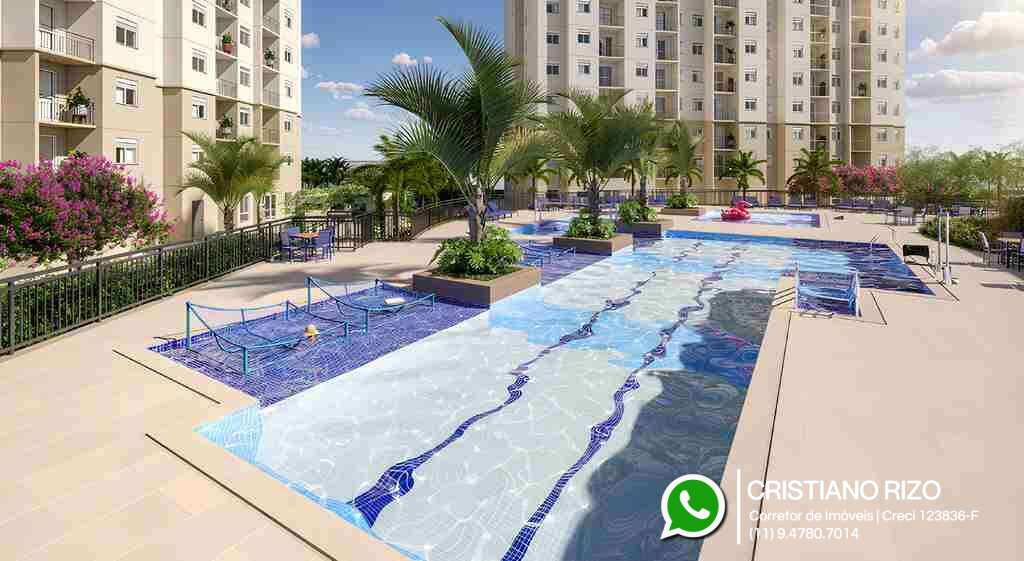 Start Joy São Bernardo: Aptos com 42m²,51m² e 54m², 1 ou 2 Dorms com varanda e 1 Vaga e Lazer completo - Cristiano Rizo